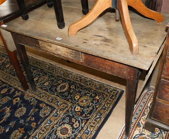 Small oak drop flap farmhouse table